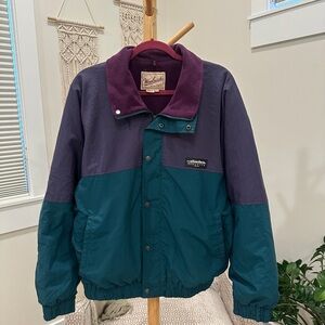 Woolrich Colorblock Insulated Jacket Fleece Lined Outdoor Men’s L